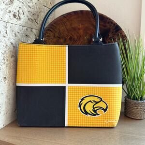 NCAA University Southern Mississippi Golden Eagles Fashion ColorBlock Purse Bag